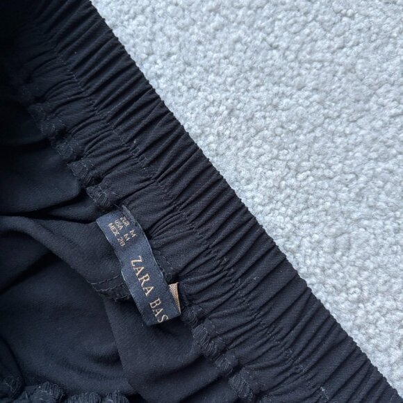 Zara - maxi black skirt with slit - medium - Picture 2 of 5